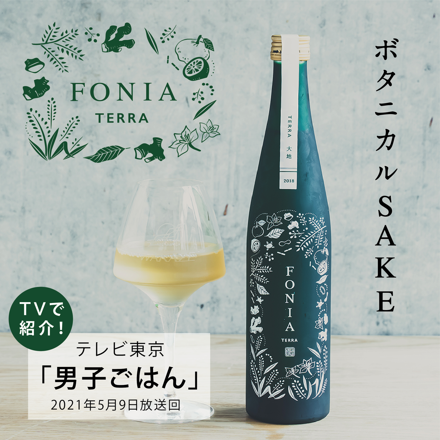 5/9 テレビ東京「男子ごはん」FONIA TERRA放送